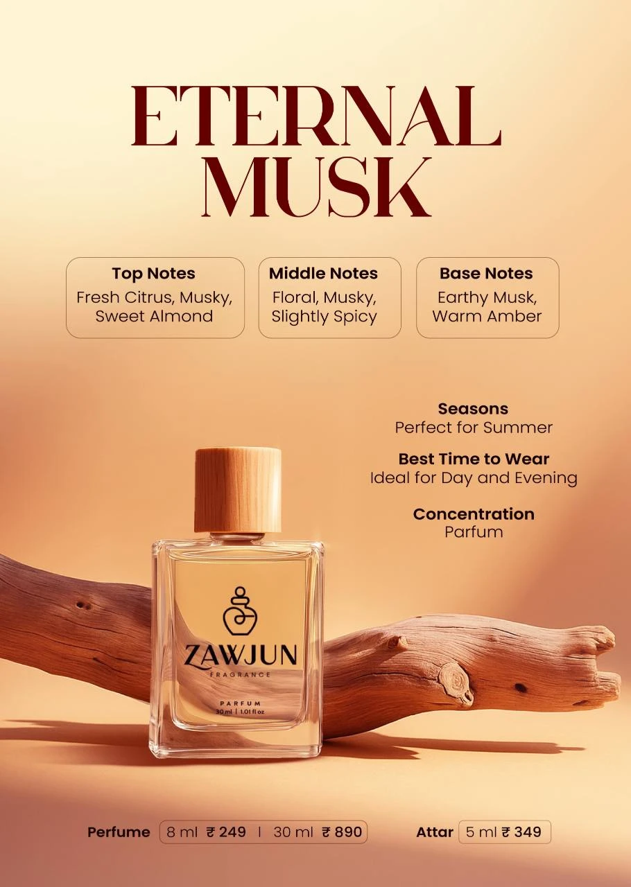 Eternal Musk — client-supplied fragrance artwork